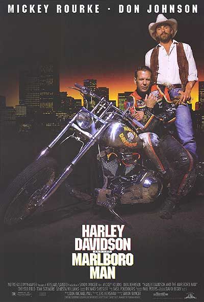 Harley Davidson Wedding Bands on In The Film   Harley Davidson   The Marlboro Man     The Bike Used